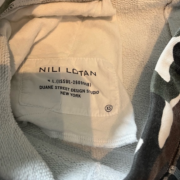 NILI LOTAN Nolan jogger in white camo - Picture 8 of 9